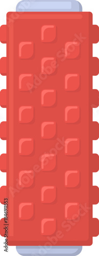 Fitness foam roller for muscle recovery and exercise