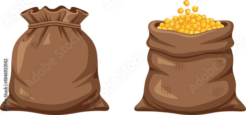 Human hand holding young green plant sprout with soil, growth and sustainability concept, eco friendly nature care vector illustration