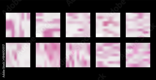 Abstract defocused background Set, A blurry image of a colorful object with a blurry background Set