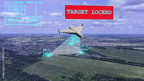 Aerial Drone Mapping Interface with Geospatial Grid