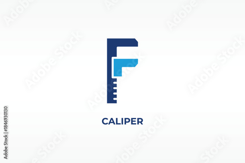 CALIPER vector, icon or logo sign isolated symbol illustration
