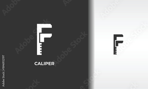 Caliper Vector, Icon Or Logo Sign Isolated Symbol Illustration