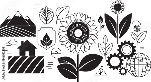 Nature and Environment Icons Collection