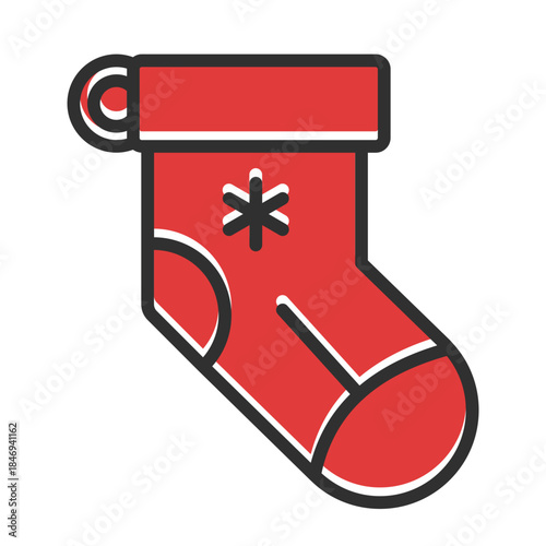 Christmas shock icon