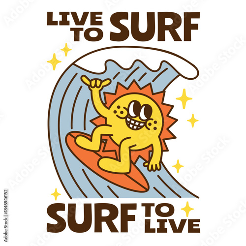 A summer holiday cartoon character with funny quote : 
