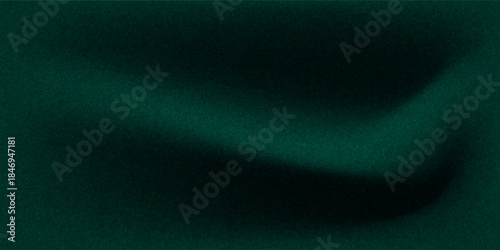 Dark green blue grainy gradient background, black backdrop, noise texture