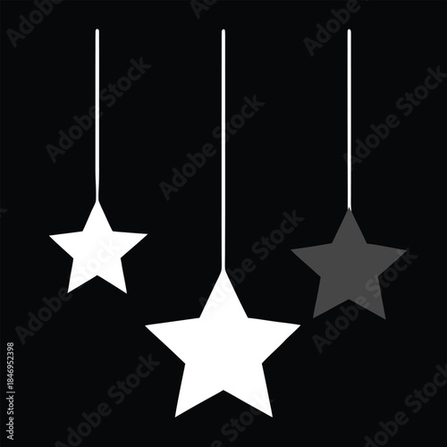stars on black background