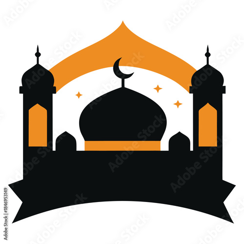 taj mahal vector illustration