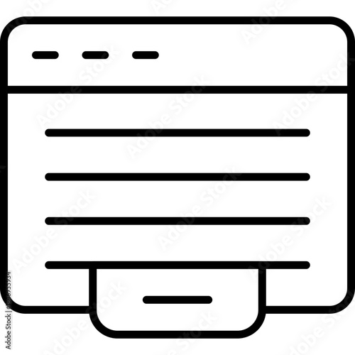 Blog Icon Vector Element