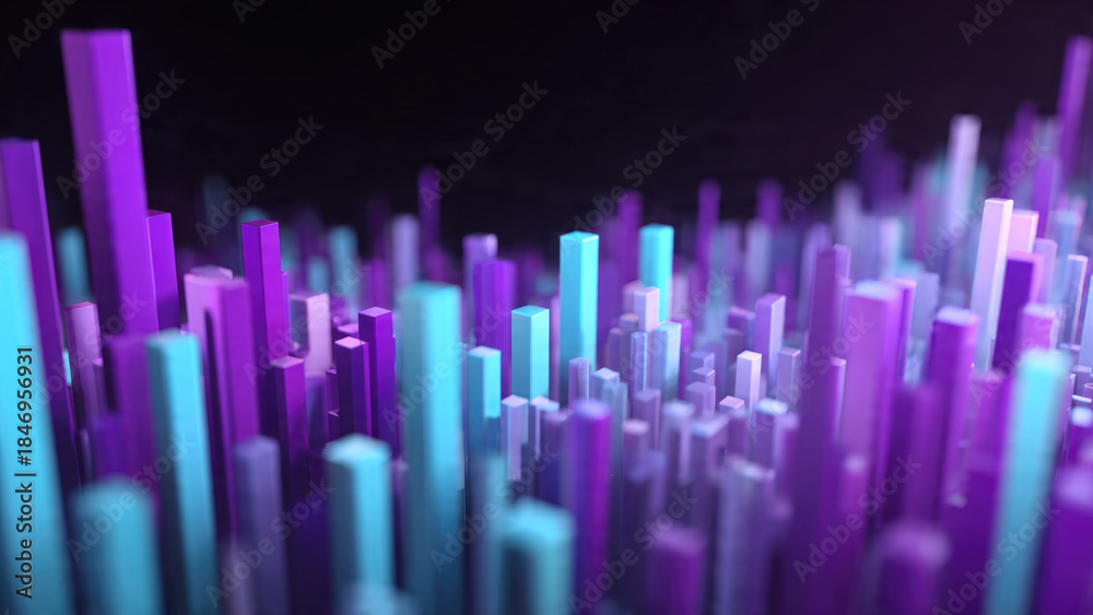 Obraz premium Abstract 3D Rendered Background