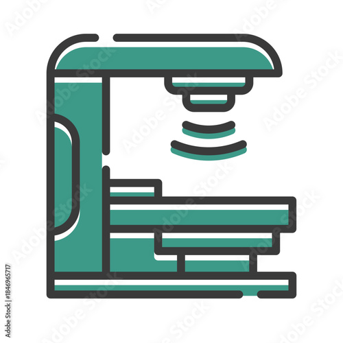 CT scan machine icon