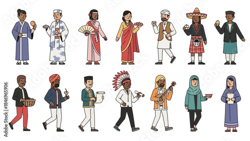 World Cultures and Traditional Clothing Diversity