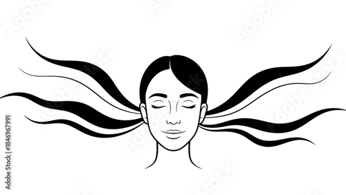 Ancient Egyptian Ankh Symbol - Flat Design