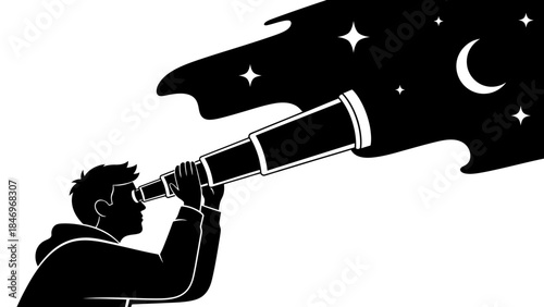 City Tram Vector Art, Black & White, Flat Design