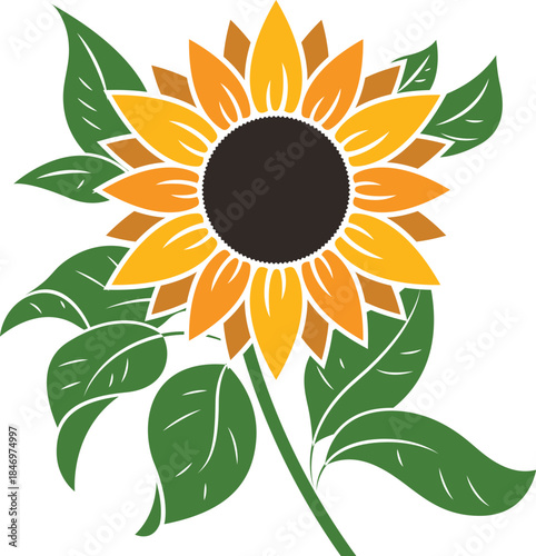 Sunflower EPS, Vector Images 