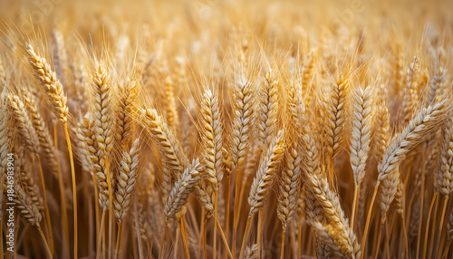 Fresh Wheat Field Background