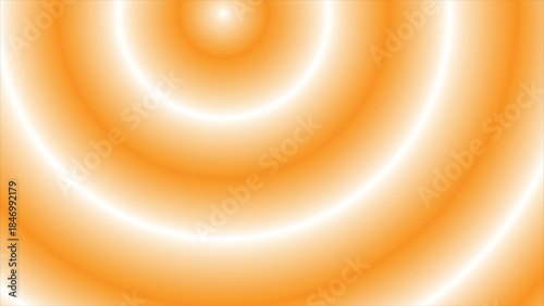 A radiating orange and white circular pattern creating a vibrant abstract background
