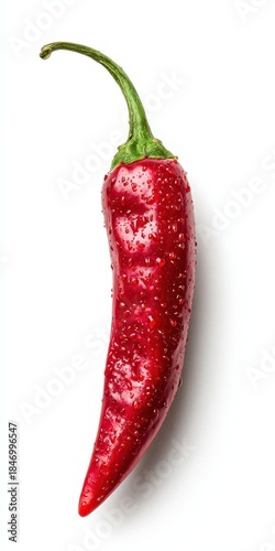 Raw Calabrian Chili: Spicy Red Pepper from Italy's Calabria â€“ Isolated on White Background