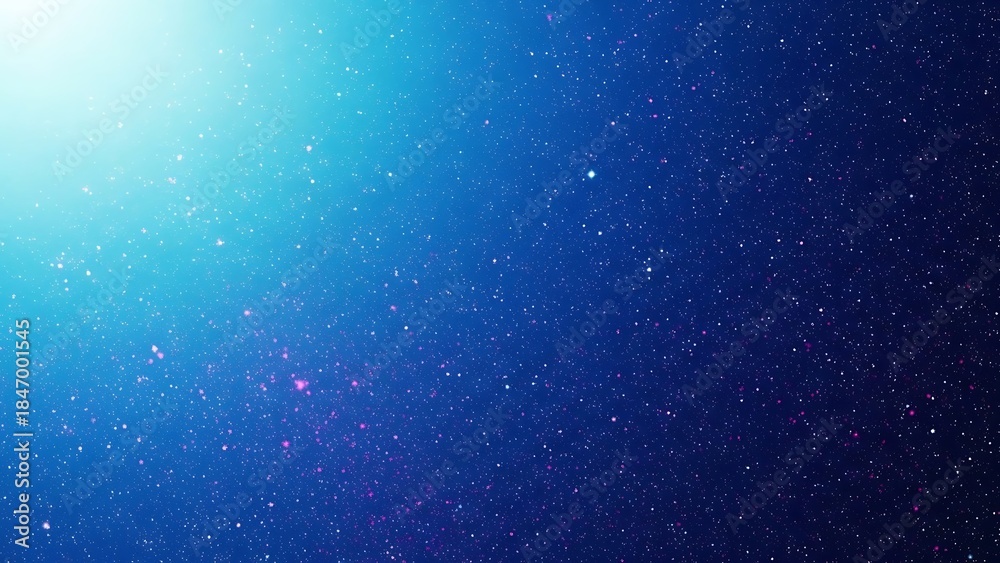 Fototapeta premium Galaxy with Bright Light in Deep Space