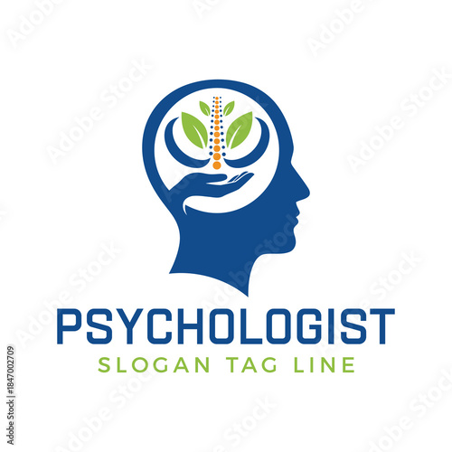 Professional psychologist logo with innovative mind concept