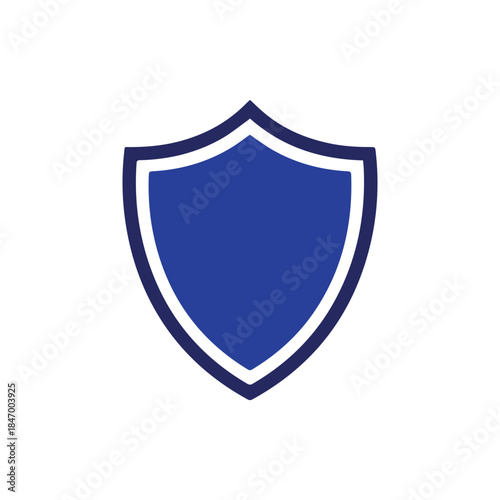 A striking blue shield icon, symbolizing robust digital security and steadfast protection for online data, representing defense against cyber threats and a commitment to privacy