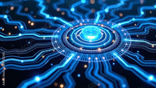 Star Ring Installation Decoration Technology Art Zone