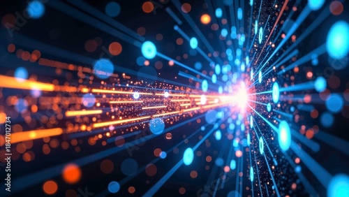 Colorful Explosion Device Decorative Technology Art Zone