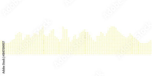 Abstract vector business finance graph design on an urban skyline background