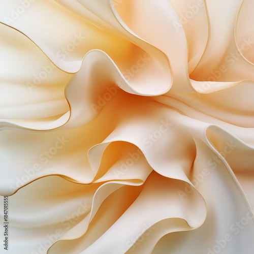 Piece of fabric with a gold trim