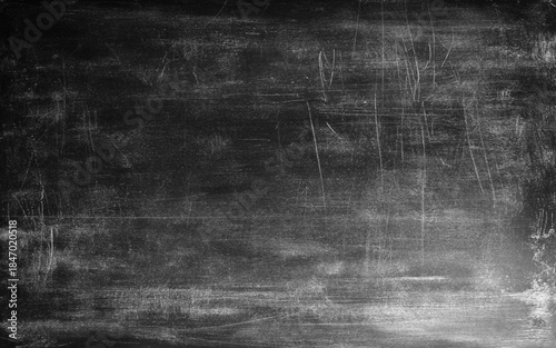 Horizontal chalk board background. Copy space. 