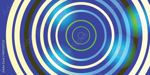 Abstract background  Neon green circles abstract pattern background Vector Illustration