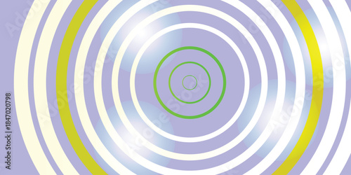 Abstract background  Neon green circles abstract pattern background Vector Illustration