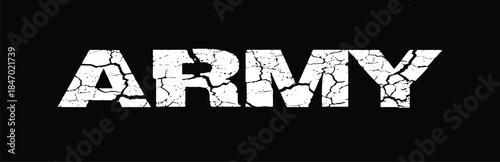 Army Lettering Typography Font for sticker T shirt graphic designs. Download it Now in high resolution format and print in any size
