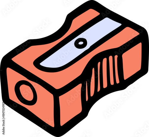 Pencil Sharpener Hand Drawn