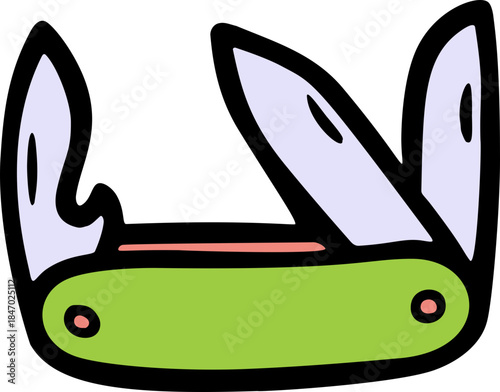Pocket Knife Doodle Icon