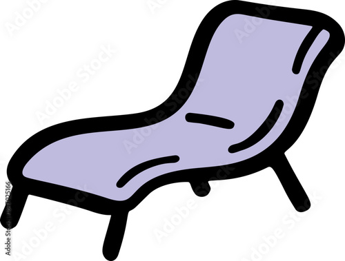 Lounge Chair Hand Drawn
