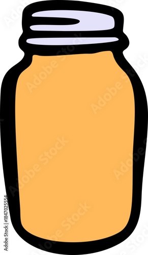 Doodle Jar Hand Drawn