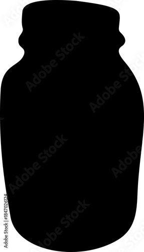 Jar Hand Drawn Silhouette
