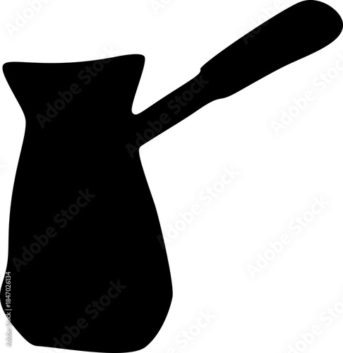 Turkish Coffee Pot Silhouette