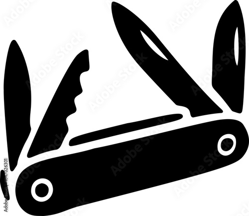 Multi-tool Knife Flat Icon
