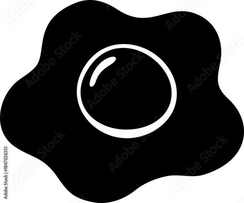 Fried Egg Doodle Icon