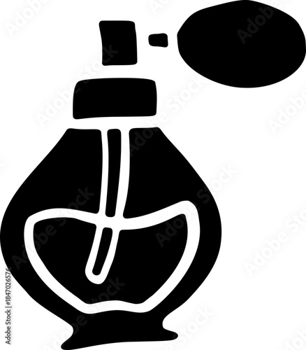 Perfume Bottle Hand Drawn