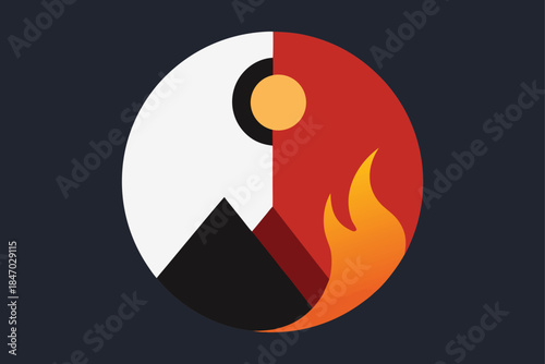 yin-yang-design-volcano-fire-moonlight-sea