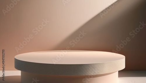 Vertical Minimal Product Podium Background for Social Media Advertising