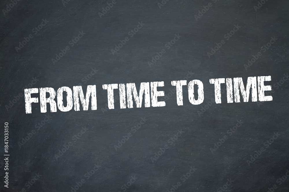Obraz premium from time to time