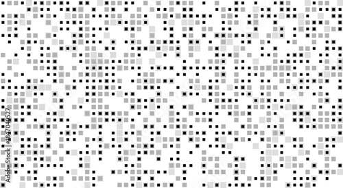 Abstract black halftone texture vector