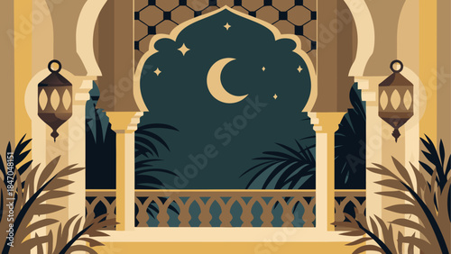 Ramadan Kareem Background Islamic lanterns glowing
moon and star crescent
Write to Tsp Rana
