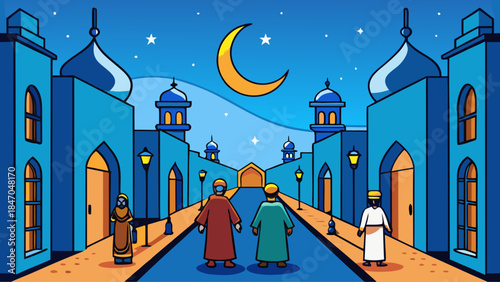 Ramadan Kareem Background Islamic lanterns glowing
moon and star crescent
Write to Tsp Rana
