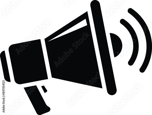 Announcement megaphone icon