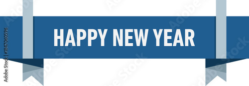 Happy new year celebration banner